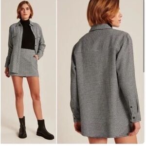 Abercrombie & Fitch Black and White Houndstooth Set